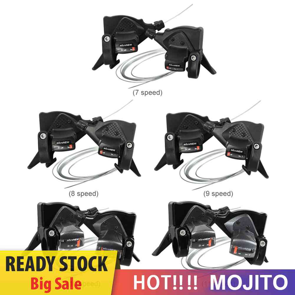 Set Shifter Sepeda Gunung 3x7 / 8 / 9 / 10 / 11 Speed Dengan Kabel Shifter