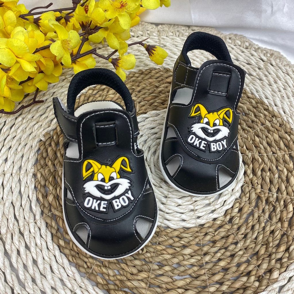 mandirishoesstore-SEPATU SANDAL ANAK LAKI-LAKI BUNYI 1 2 3 TAHUN GAY20