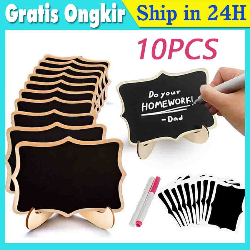 

Easel Mini chalkboard 15x20cm papan tulis kapur mini