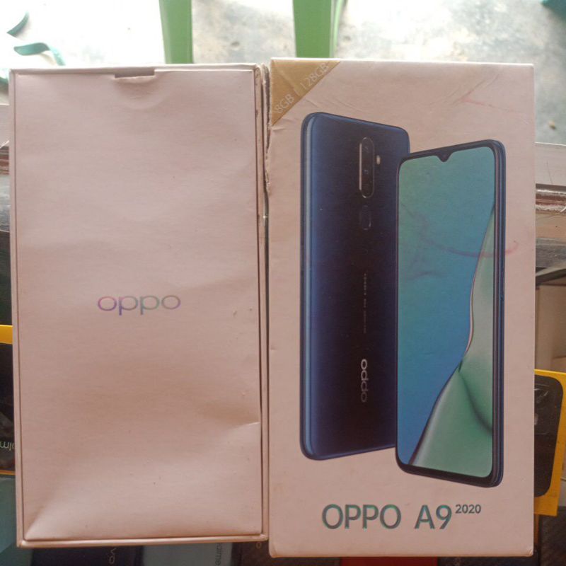 dus box ori / kotak hp ori Oppo A9 2020 ram 8/128gb original bawaan pabrik