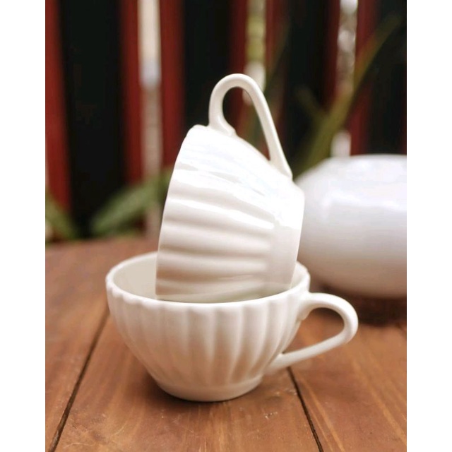 tea cup/tea set/coffe cup putih