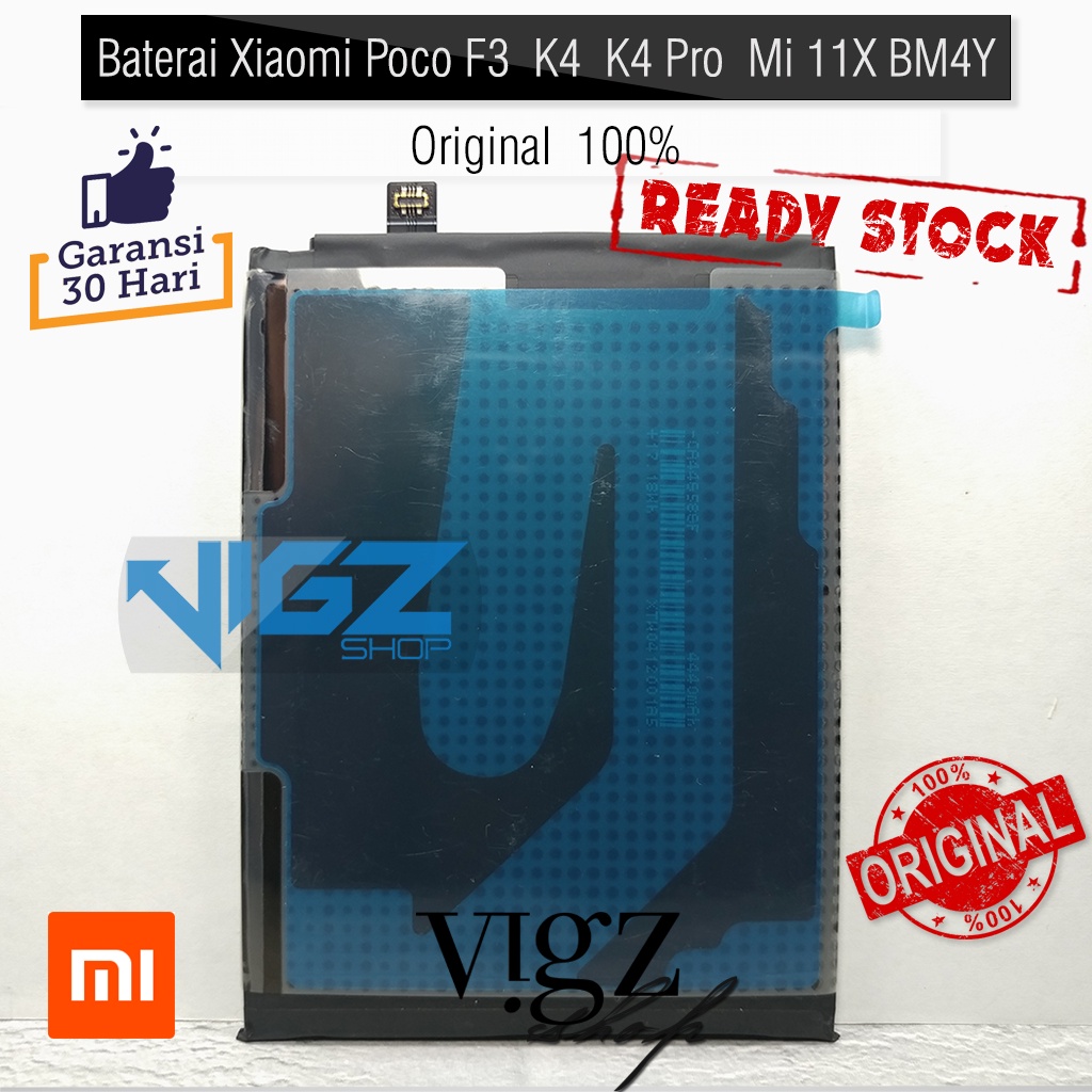 Baterai Xiaomi Poco F3 / F3 Pro / K40 / K40 Pro / Mi 11X BM4Y Original 100%