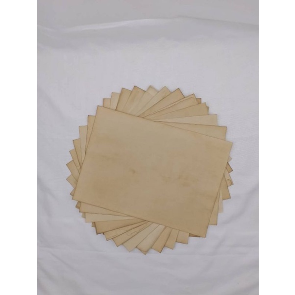 old paper diy/ coffee dyed/ kertas vintage/ kertas kopi A4