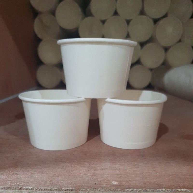 Jual Paper Ice Cream Cup 4 oz 120 ml minimal order 50 pcs Shopee