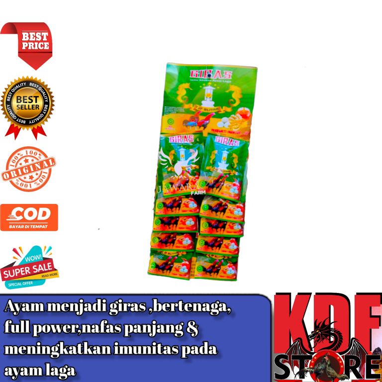 GIRAS - Jamu ayam GIRAS 16 stik jamu - ayam pucat - 1 Renteng