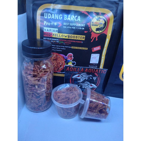 

Udang barca pro++/udang barca pro++ blue booster/udang barca pro++ red yellow booster/elbarca feed