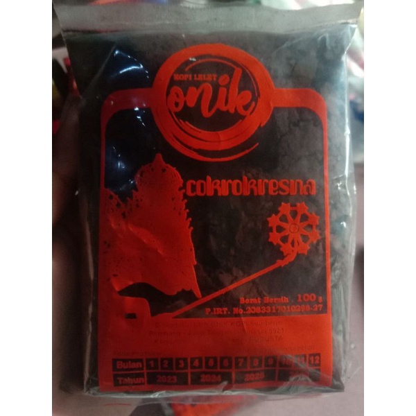 

Kopi lelet lasem cap cokro kresno 100gr (kemasan ekonomis)