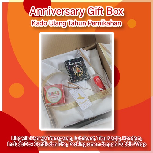 

Anniversary Gift Box - Kado Ulang Tahun Pernikahan