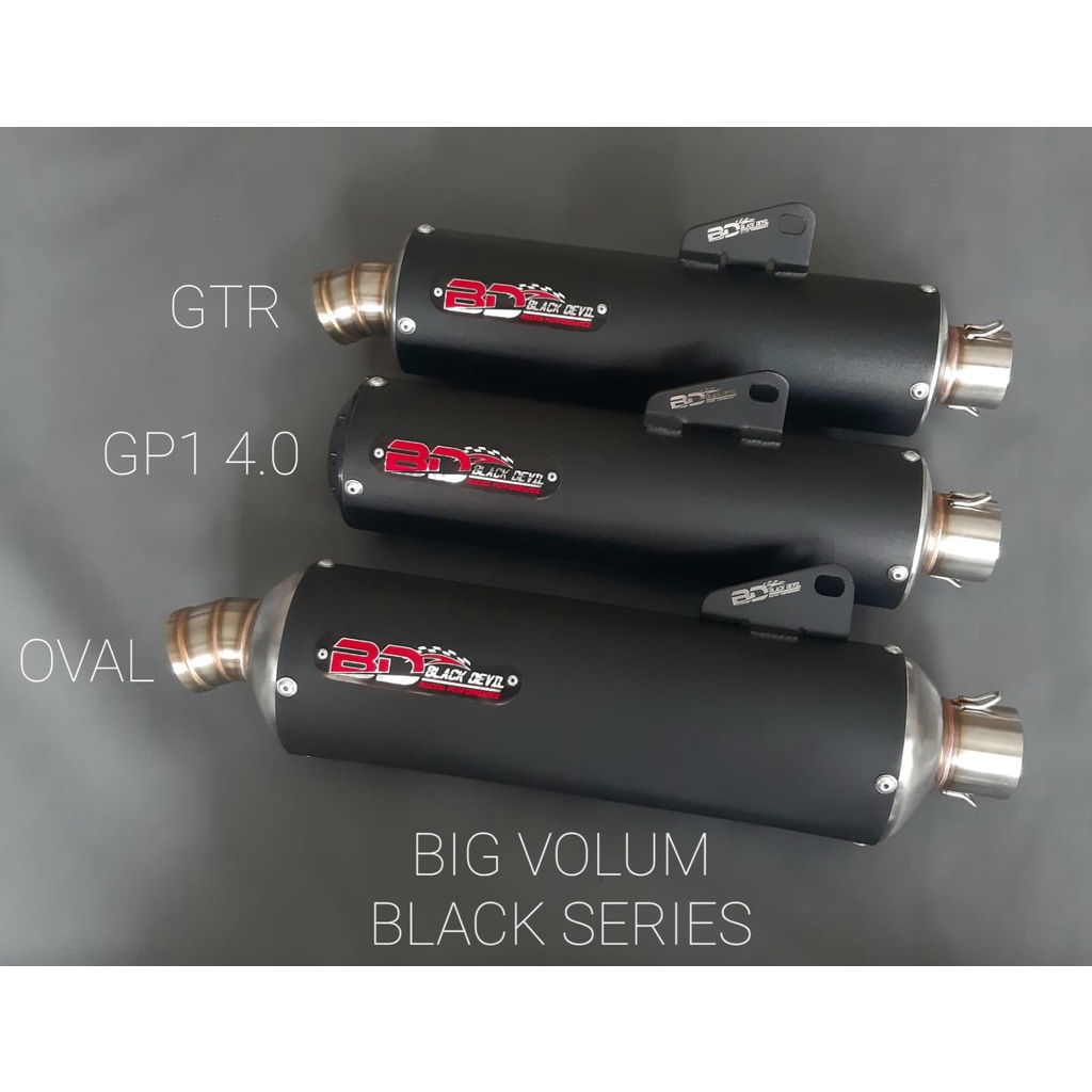 Jual Black Devil Knalpot Big Volum Series Original Bd Black Series