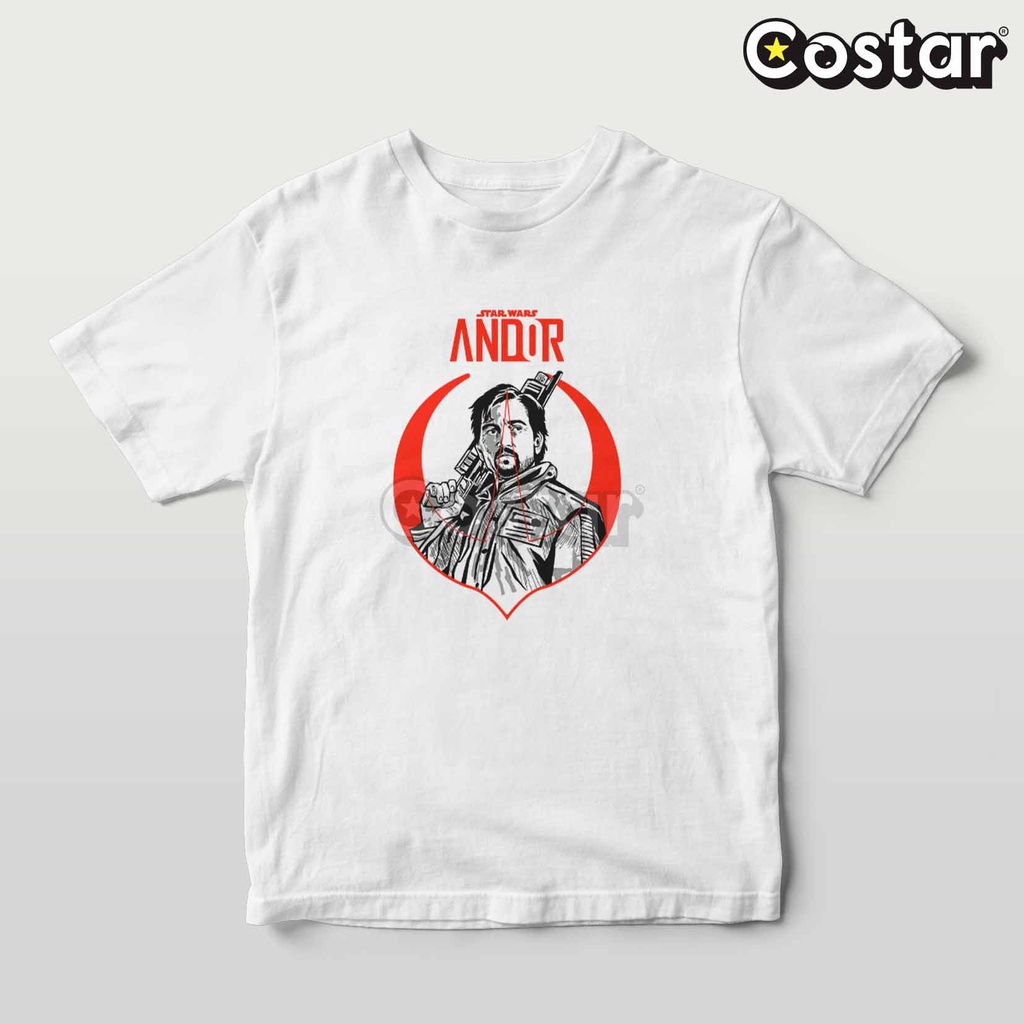 Kaos Star Wars Andor -  Cassian Andor And Logo