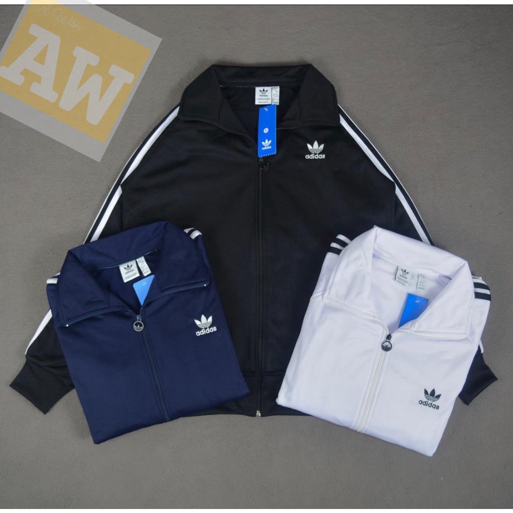 jaket Sweater Hoodie Pria Distro Keren Terbaru  Basic Pria Wanita Tracktop Adidas Firebird Termurah
