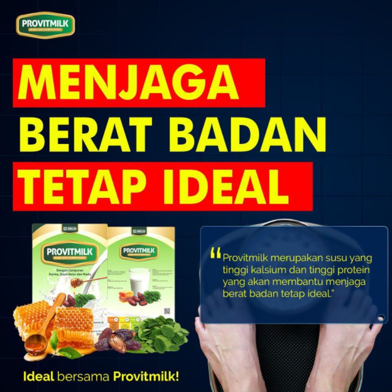 (Ada Bonus) PROVITMILK - SUSU KAMBING ETAWA DENGAN HERBAL 200 GRAM