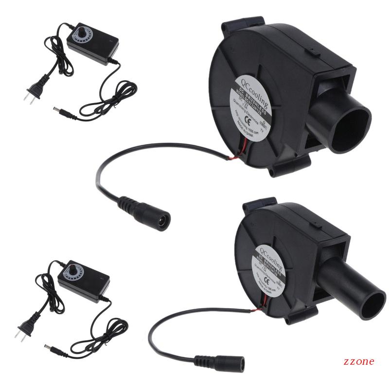 Zzz 9733 Kipas Blower BBQ Elektrik 4500R 110-220V Kecepatan Adjustable Untuk Outdoor