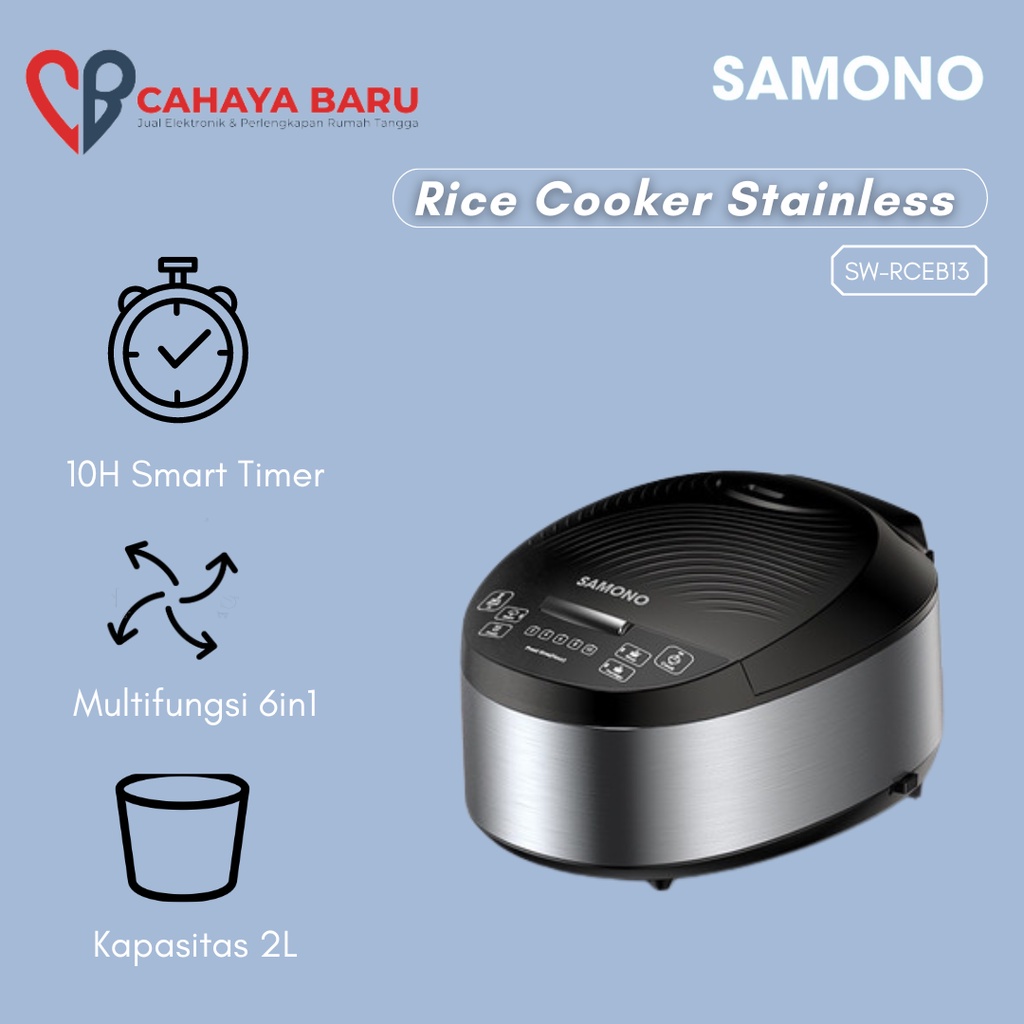 SAMONO RICE COOKER SW-RCEB13