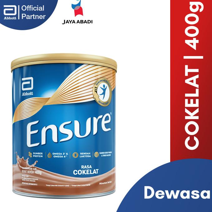 

[ COD ] Susu Ensure Rasa Coklat, 400gr
