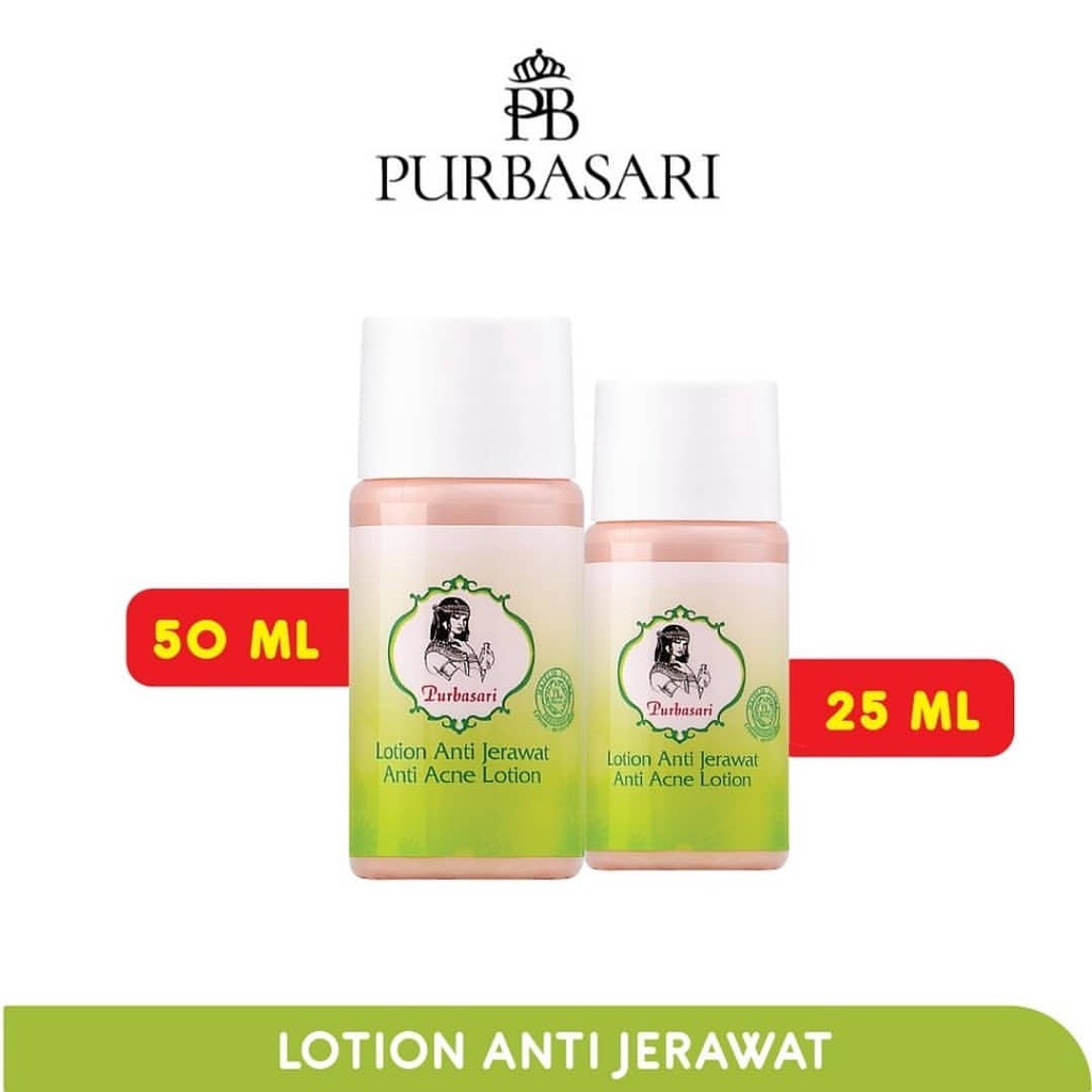 *galerybeautysemarang* PURBASARI Lotion Anti Jerawat | Obat Krim | Anti Acne Lotion 25ml | 50ml