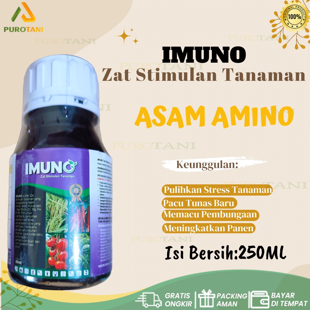 Pupuk Organik Asam Amino IMUNO 250 ML Untuk Semua Tanaman