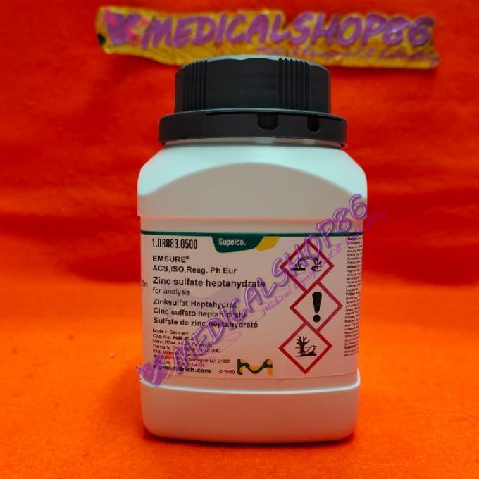 ZnSO4.7H2O / ZINC SULFATE HEPTAHYDRATE / ZINK SULFAT HEPTAHYDRAT 500Gr