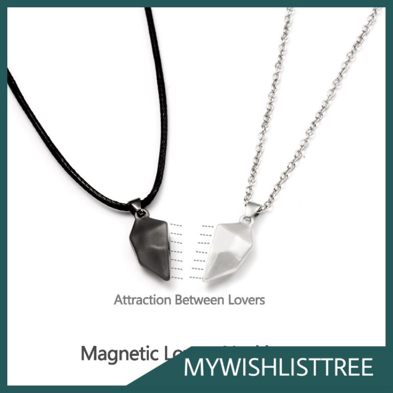 2PCS KALUNG MAGNETIC LOVE COUPLE BOYFRIEND | KALUNG MAGENG CEWE COWO PASANGAN PERSAHABATAN | KALUNG 