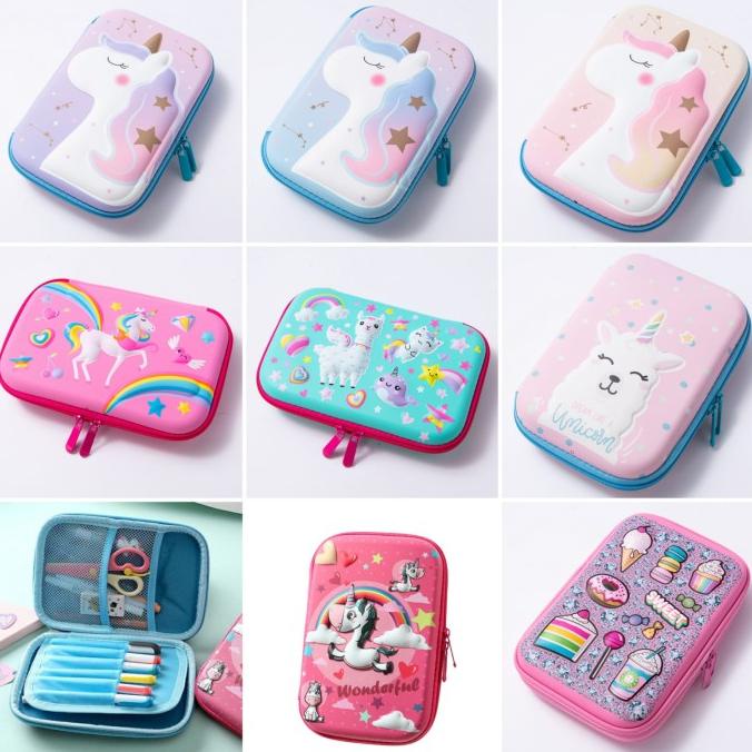 

Kotak Pensil Anak Tempat pensil 3D Timbul Lookalike Hardcase import
