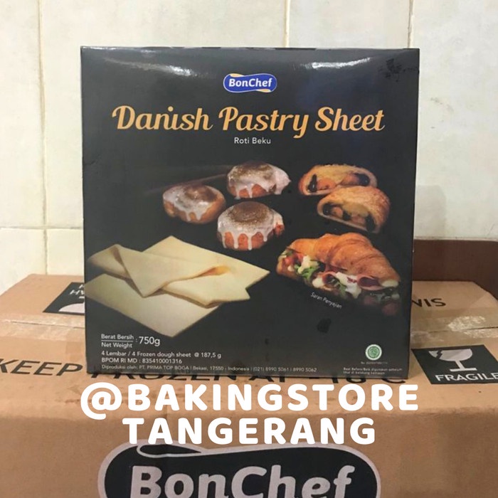 

ORIGINAL MURAH Bonchef Danish Pastry Sheet 750 Gr