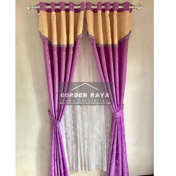 AZN.31Oc22ᴳ ‑ GORDEN JENDELA PINTU PONI RENDA KRISTAL TIRAI JENDELA PINTU PONI RENDA KRISTAL EMBOS M