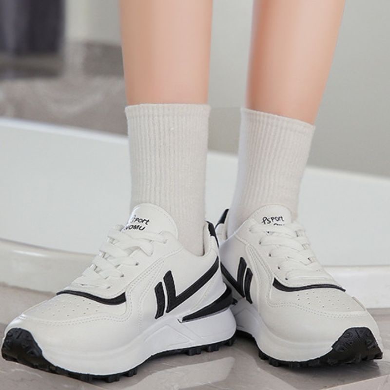 20765 Sepatu Olahraga Wanita Sneakers Putih Import