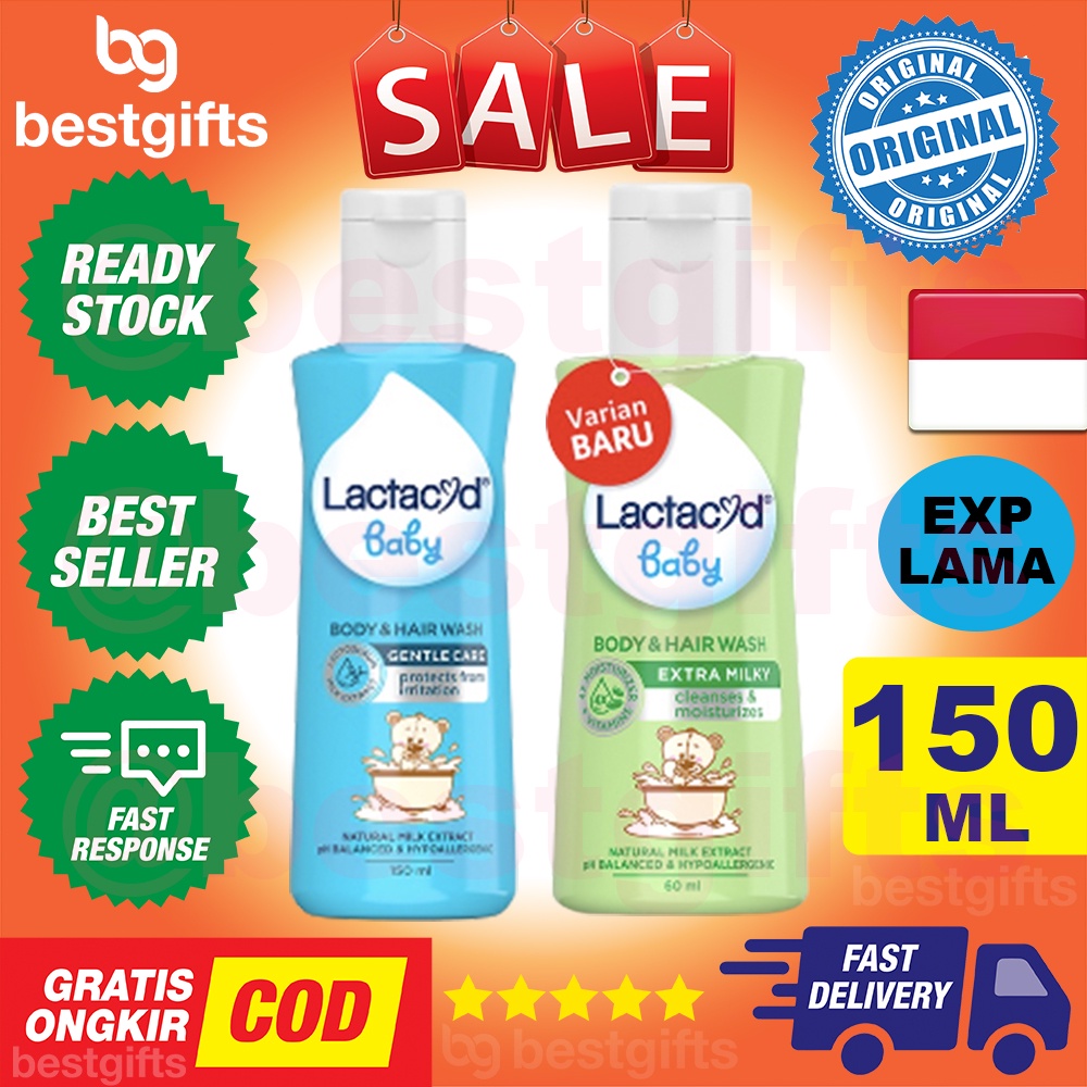 LACTACYD BABY LIQUID SOAP SABUN MANDI BAYI HIPOALERGENIK MELEMBABKAN KULIT KERING ANAK BAYI 150 ML