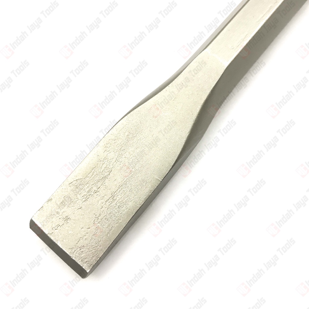 HASSTON 2436-002 HEX 25 FLAT Chisel 400 mm Mata Bobok Beton Pahat