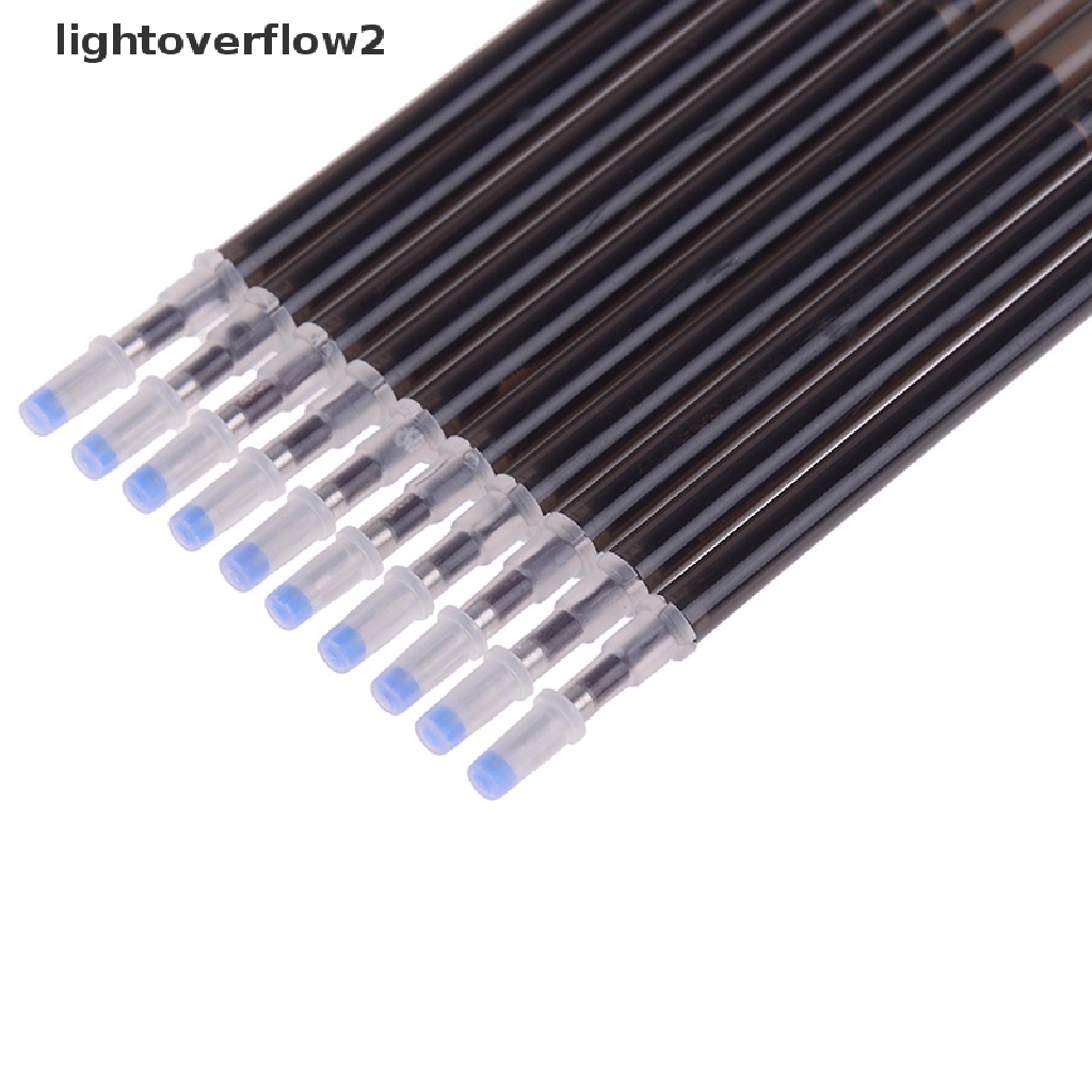 (lightoverflow2) 10 Pcs refill Pulpen Penanda Kain / Kulit Tahan Panas  (ID) Buku Novel Dewasa Dalam Bahasa Mandarin