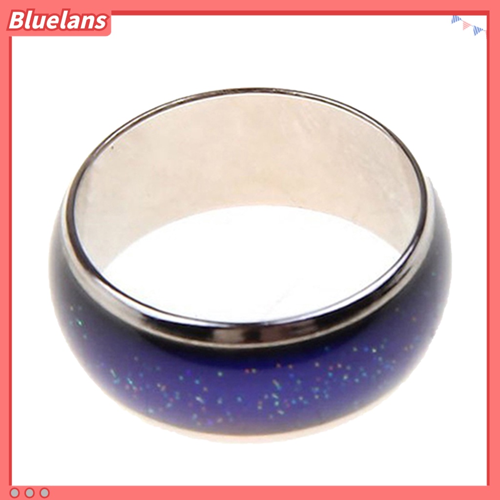 Cincin Jari Pria / Wanita Dapat Berubah Warna Sesuai Mood Suhu Untuk Pesta / Club / Kencan