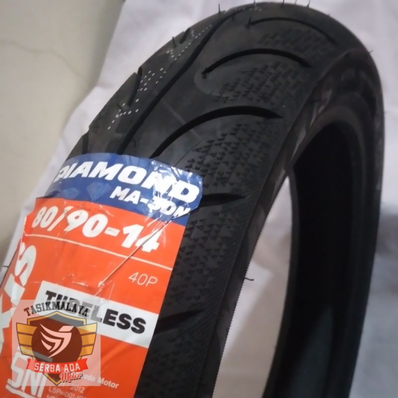 BAN LUAR MAXXIS DIAMOND 80/90-14 TUBELESS