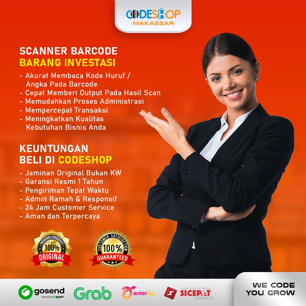 ORI STAND BERDIRI SCANNER LOGIC LS30