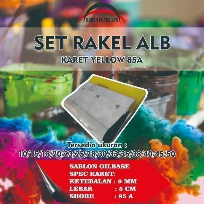 

~^~^~^] SET RAKEL ALB KARET PAPAK YELLOW 85A 45CM