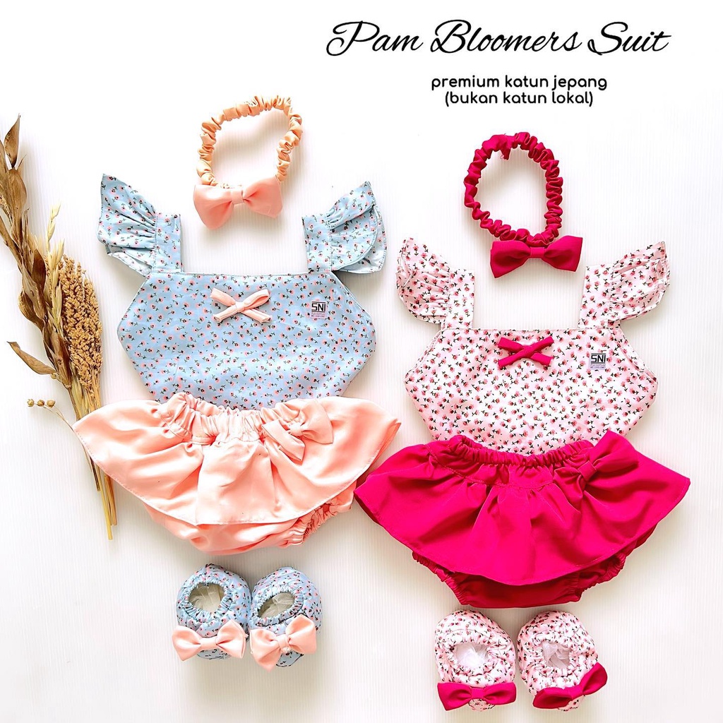 PAM BLOOMERS SET jumper anak lucu baju terlucu terlaris fashion jalan bayi murah babeebabyshop