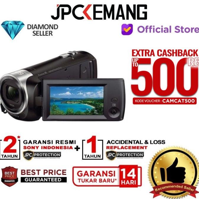 [ Promo ] Sony Cx 405 Handycam Camcorder Sony Hdr Cx405 Garansi Resmi - Drone Kamera Dan Aksesoris