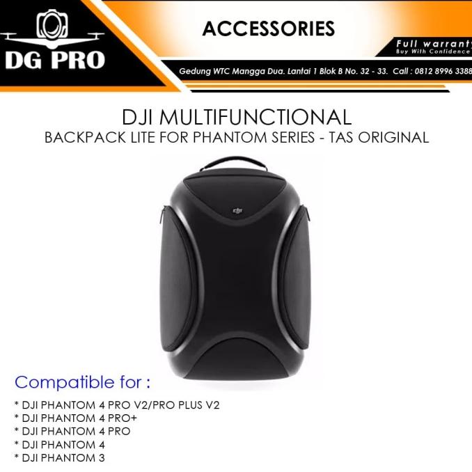 [ Promo ] Tas Dji Original - Backpack Original Dji-Dji Phantom 4 Pro+,Phantom 4 - Drone Kamera Dan A