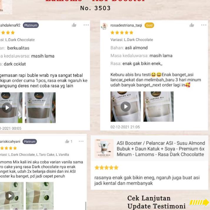 

CODEA5m0L--Lamoms - Susu Almond Pelancar ASI Almond Milk Pelancar ASI Booster