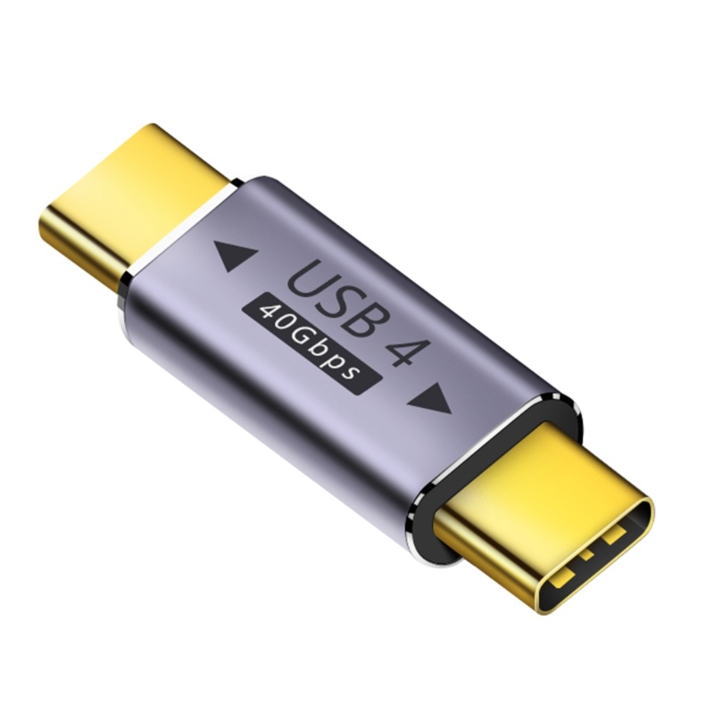 Adaptor Konverter OTG Usb 4.0 Tipe C Male Female Male 40Gbps Transmisi Kecepatan Tinggi 8K 60Hz