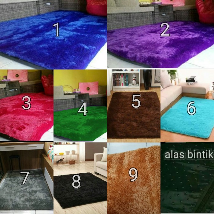 KARPET BULU Karpet Bulu Busa Empuk Rasfur Uk. 200x150x3cm jumbo berkualitas kamar tidur karakter pre