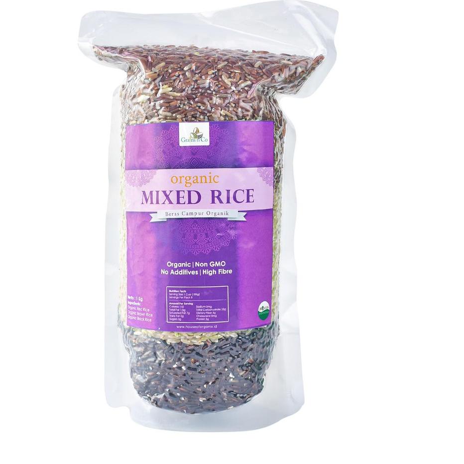 

ARTe3E8q--Grains N Co Organic Mixed Rice ( Beras Campur Organik ) 1 Kg