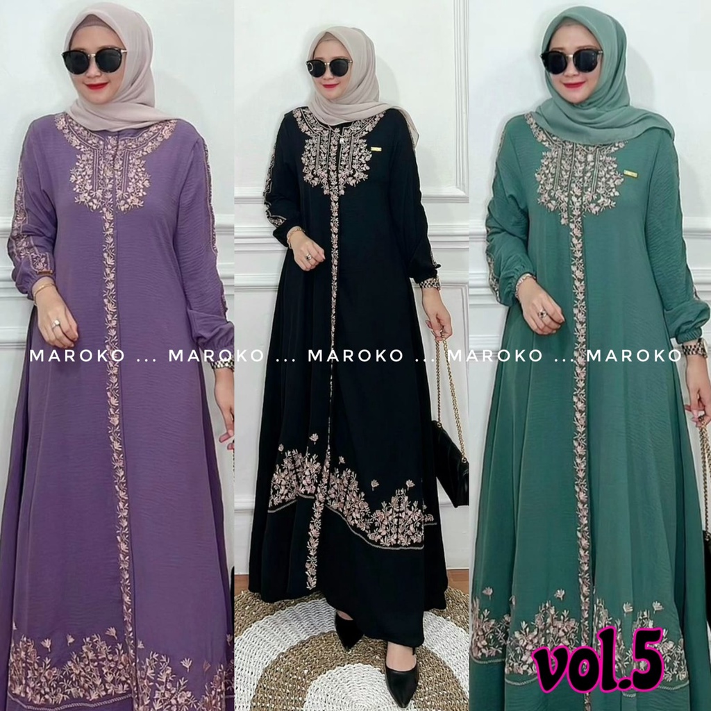 "NEW" MAXI DRESS MAROKO BORDIR VOL.5