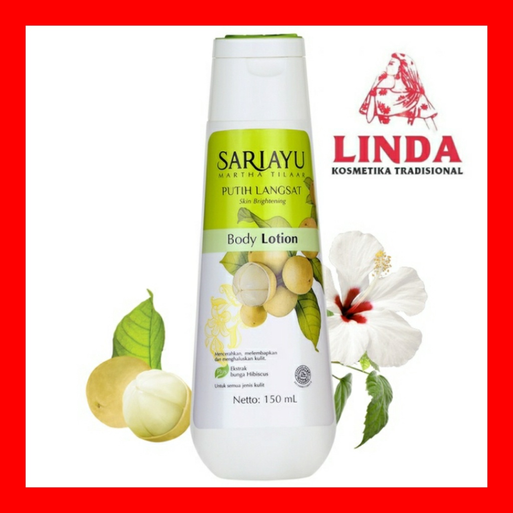 SARIAYU BRIGHT SKIN  PUTIH LANGSAT  BODY LOTION 150 ML