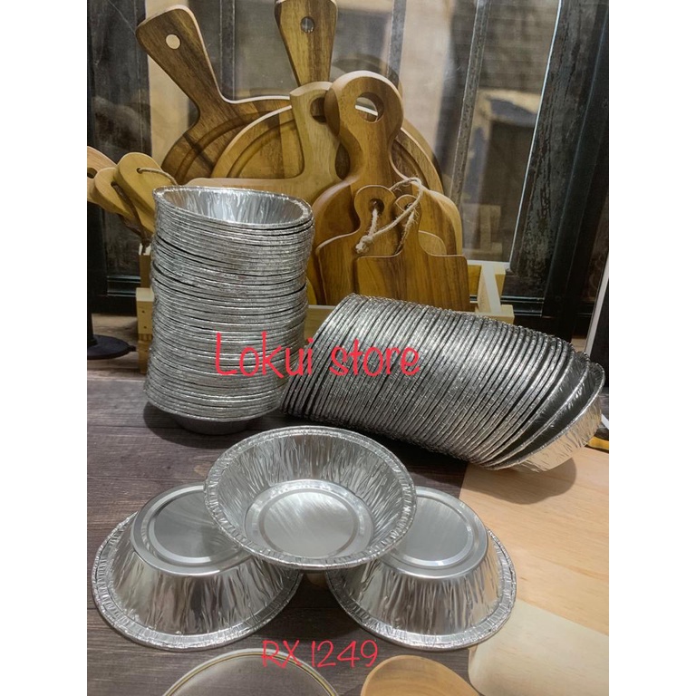 Aluminium Foil tray cup RX-1249 TANPA TUTUP / Wadah Alumunium foil tray RX 1249