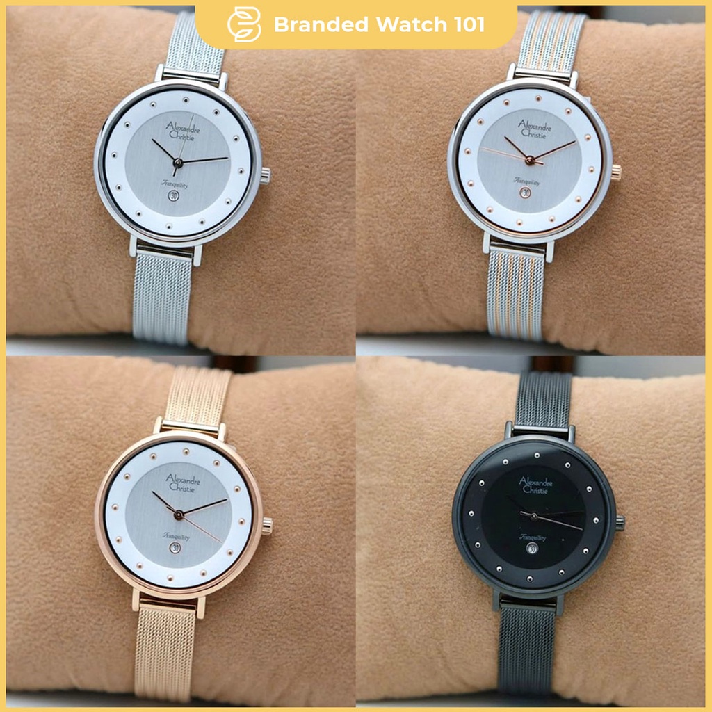 ORIGINAL Jam Tangan Wanita Alexandre Christie AC 2485 / AC2485 Garansi 1 Tahun