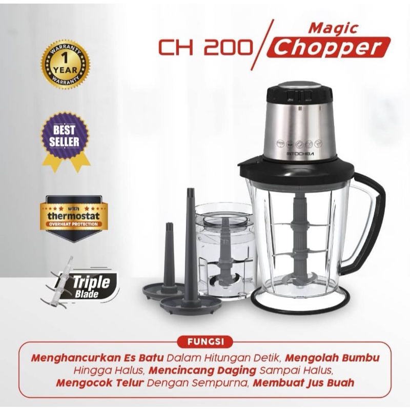 FOOD CHOPPER CH-200 MITOCHIBA MITO