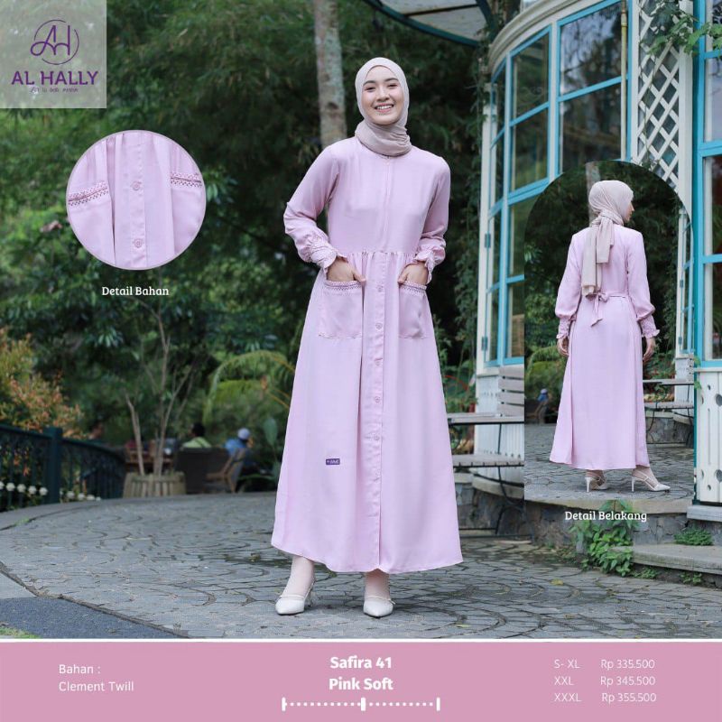 Baju Gamis Al hally Safira 41