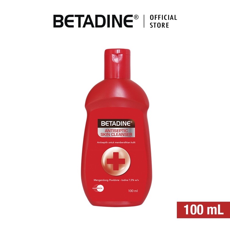 Betadine Antiseptic Skin Cleanser - Sabun Mandi Cair Antiseptik 100ml