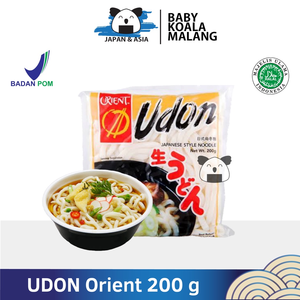 

ORIENT Mie Udon Basah Plain 200 g Halal │ Import..