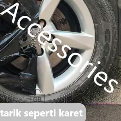 Rubber Paint Cat Karet Spray Semprot Velg Body Mobil Motor O360 - Hitam Doff
